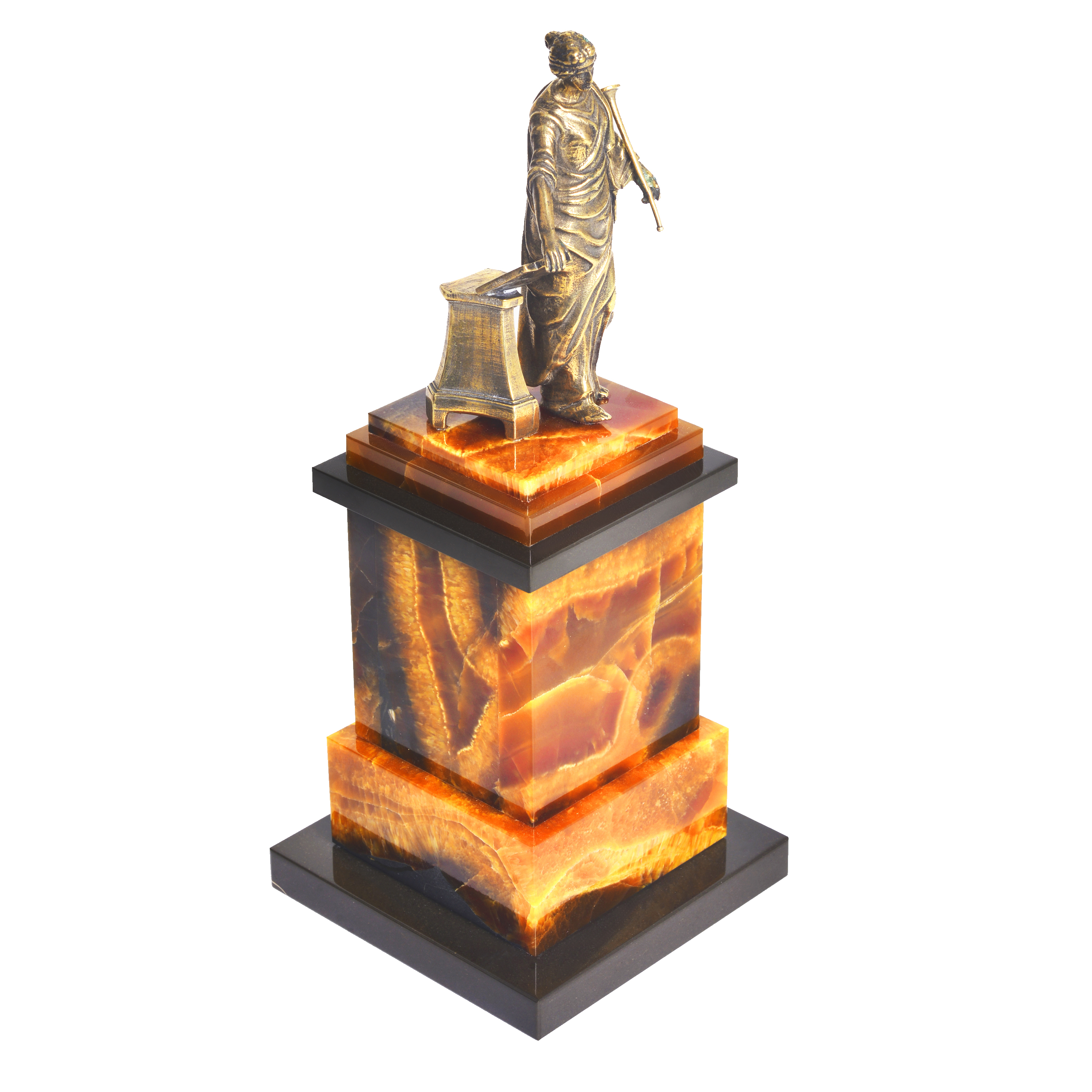 Муза Клио литьё на камне Симбирцит (нмпт)