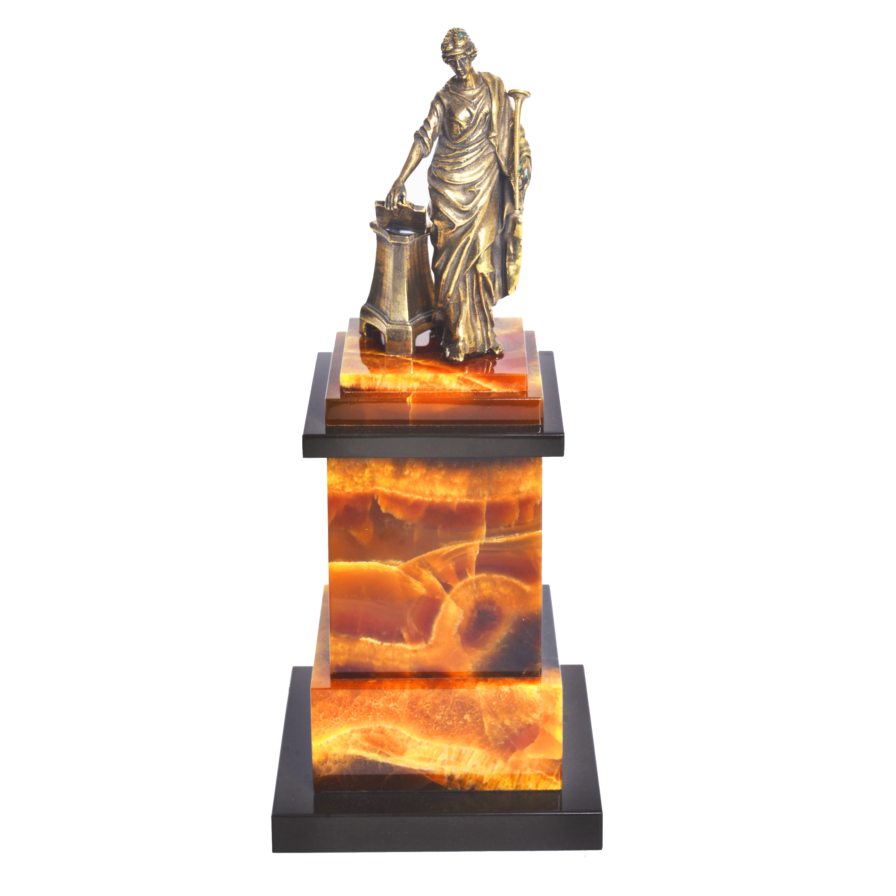 Муза Клио литьё на камне Симбирцит (нмпт)