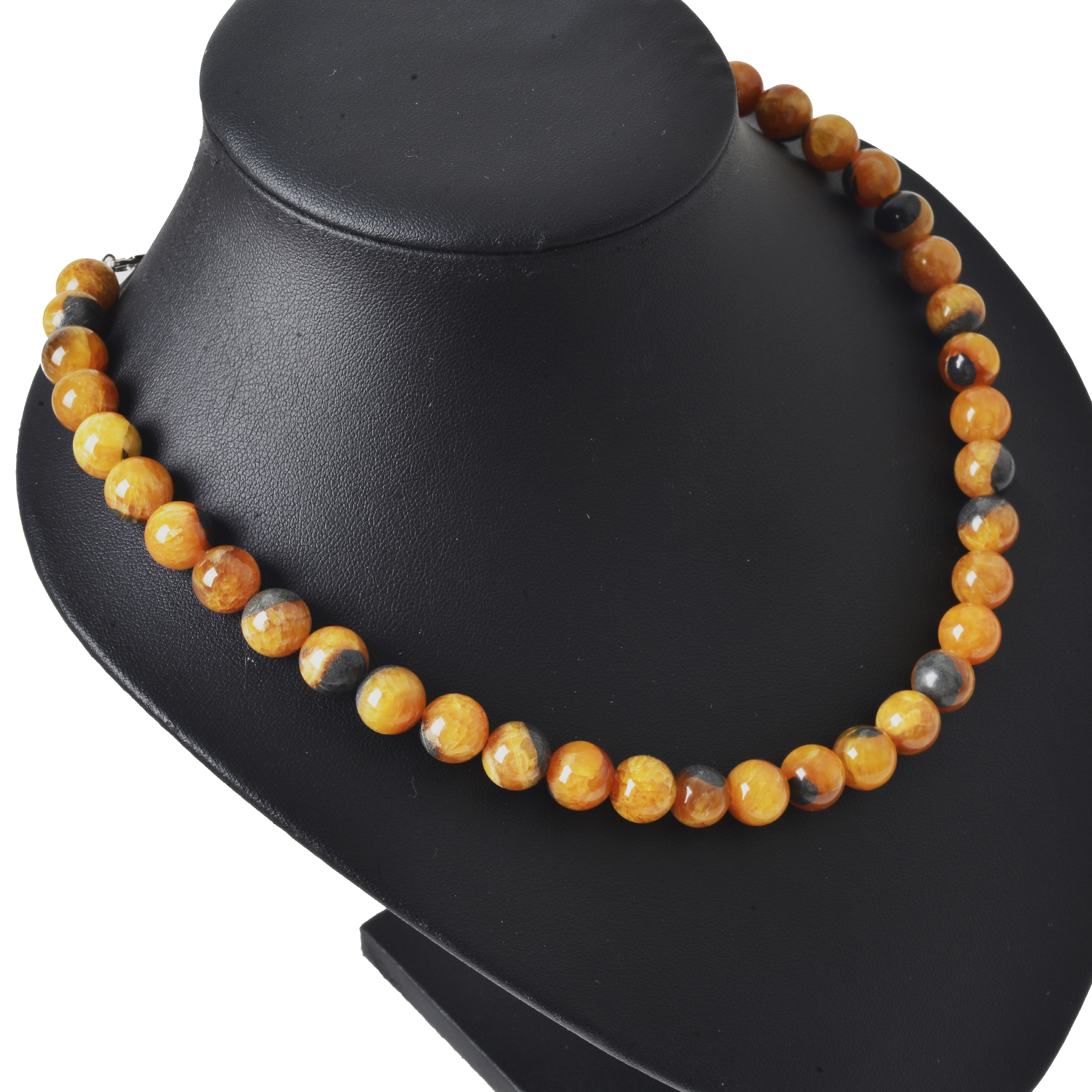 Бусы из камня Симбирцит (нмпт) ассорти