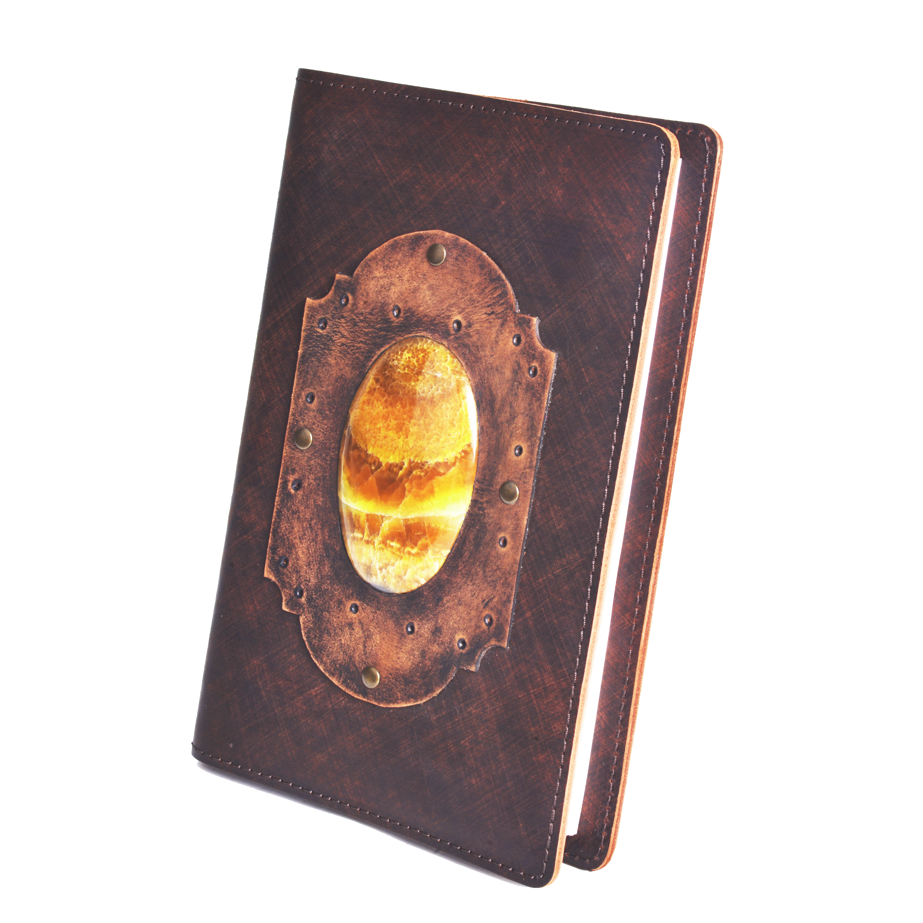 Ежедневник с камнем Симбирцит (нмпт)