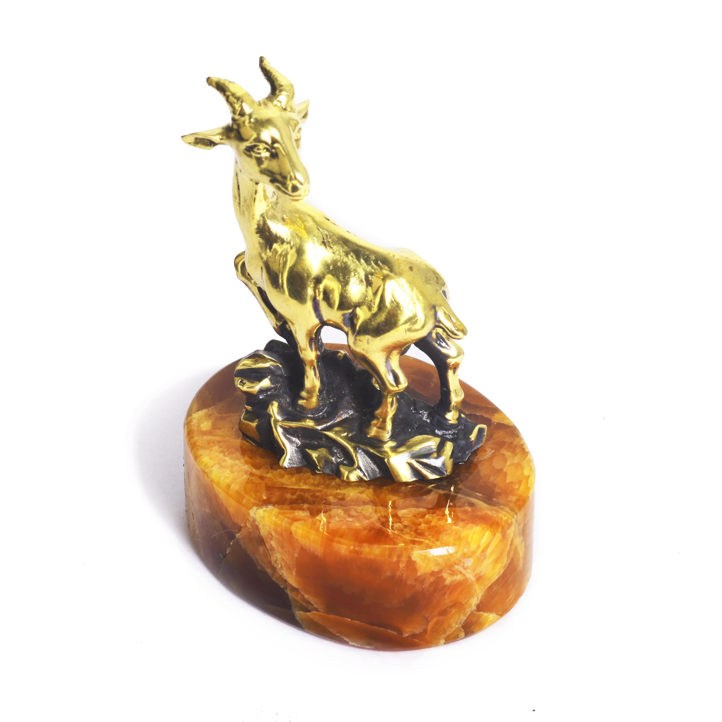 Козочка литьё на камне Симбирцит (нмпт)