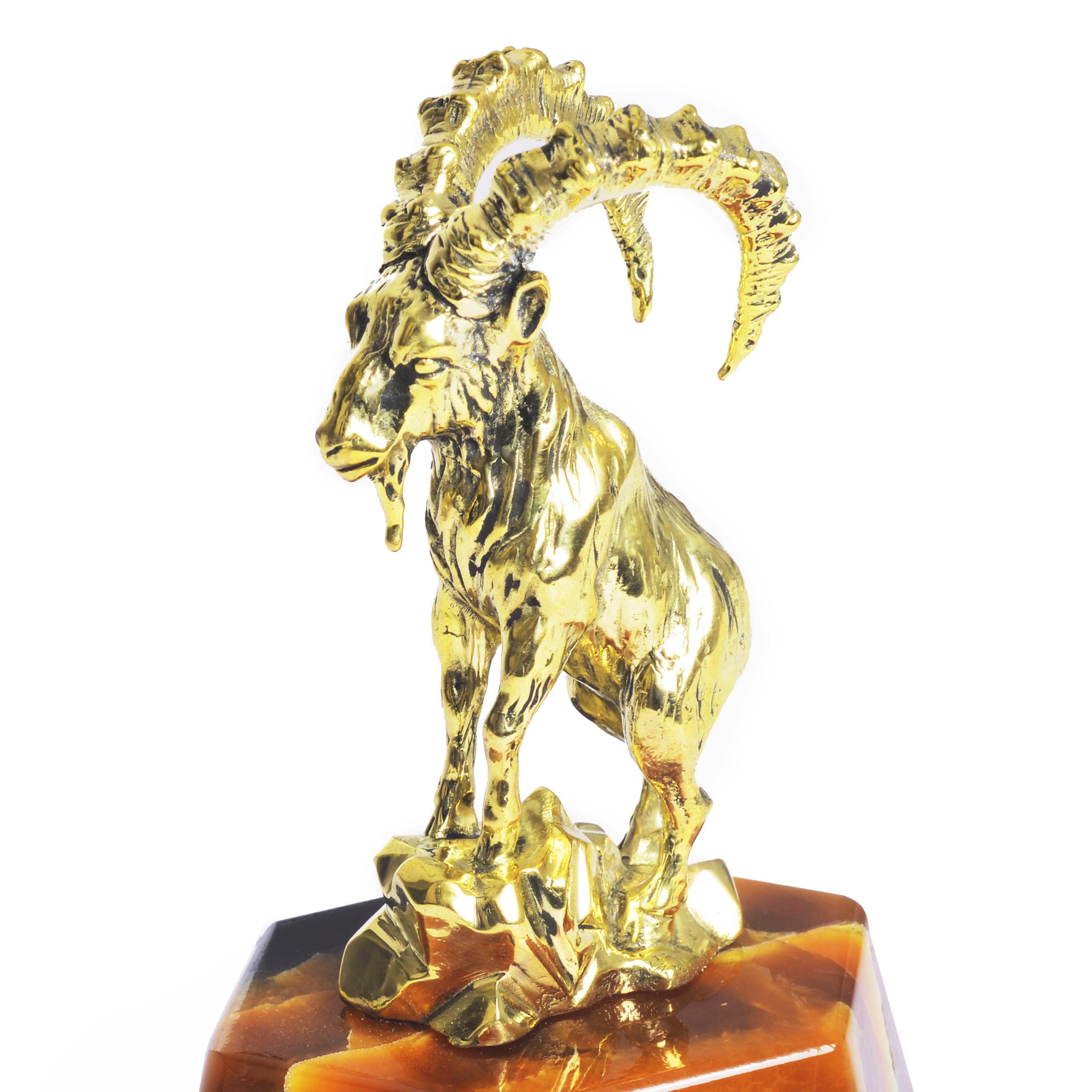 Козел литьё на камне Симбирцит (нмпт) многогранник